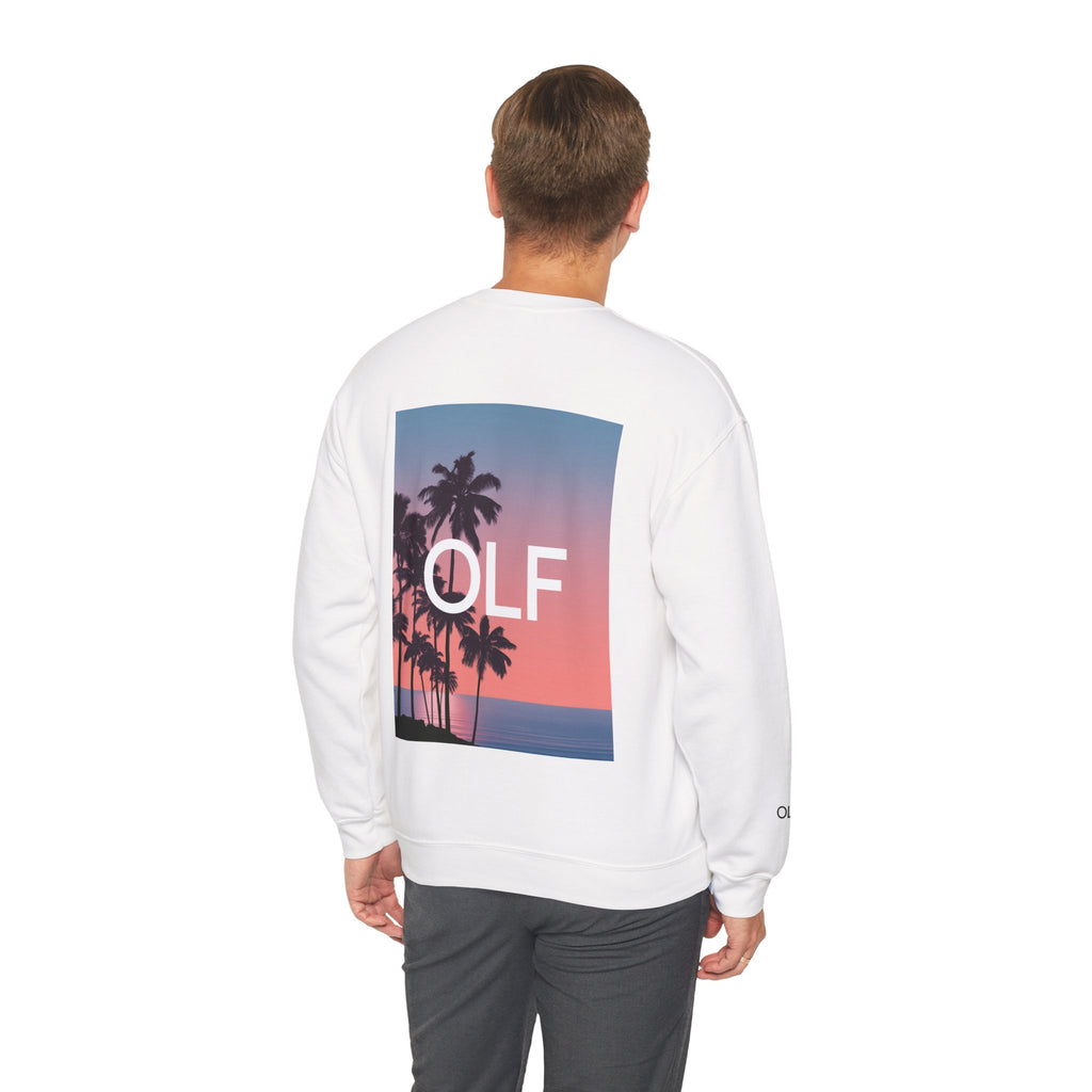 OLF Pink Sunset Crewneck Sweatshirt