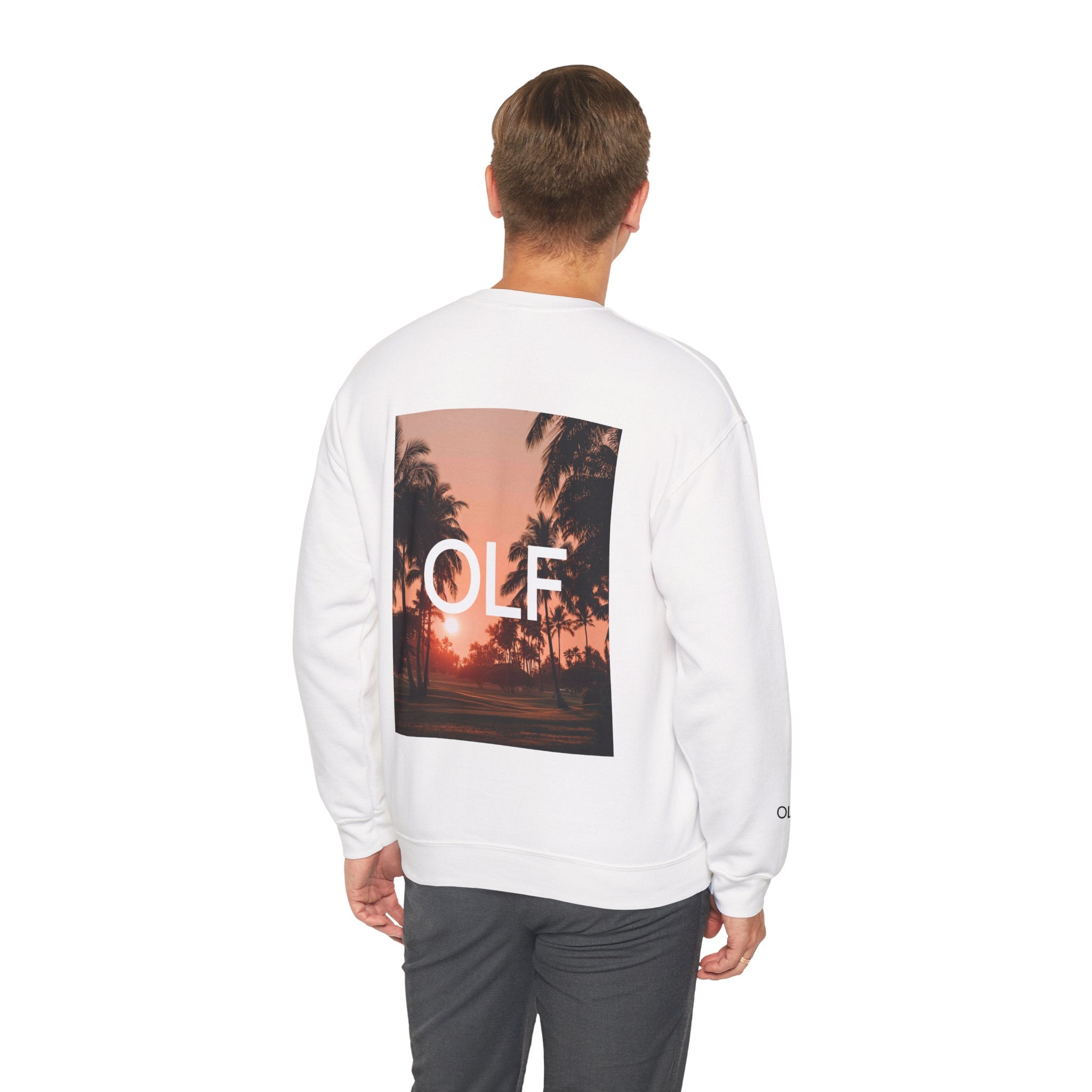OLF Course Sunset Graphic Crewneck Sweatshirt