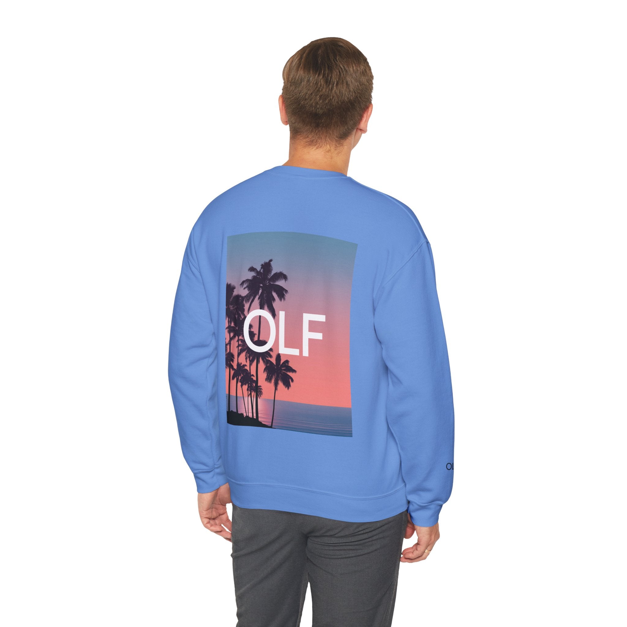 OLF Pink Sunset Crewneck Sweatshirt