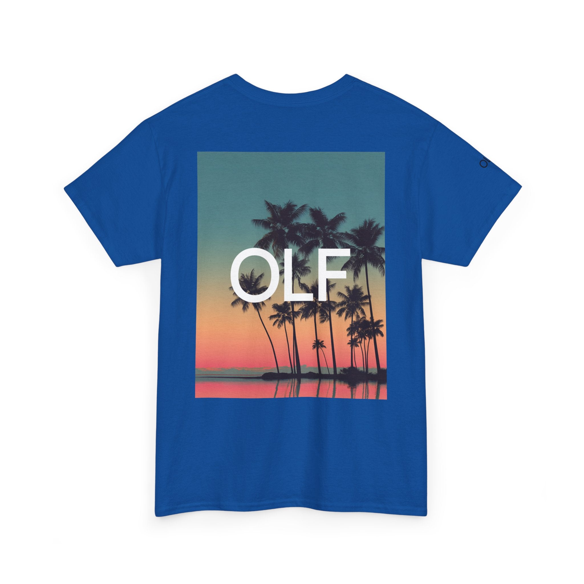 OLF Orange Sunset Graphic Short Sleeve T-shirt