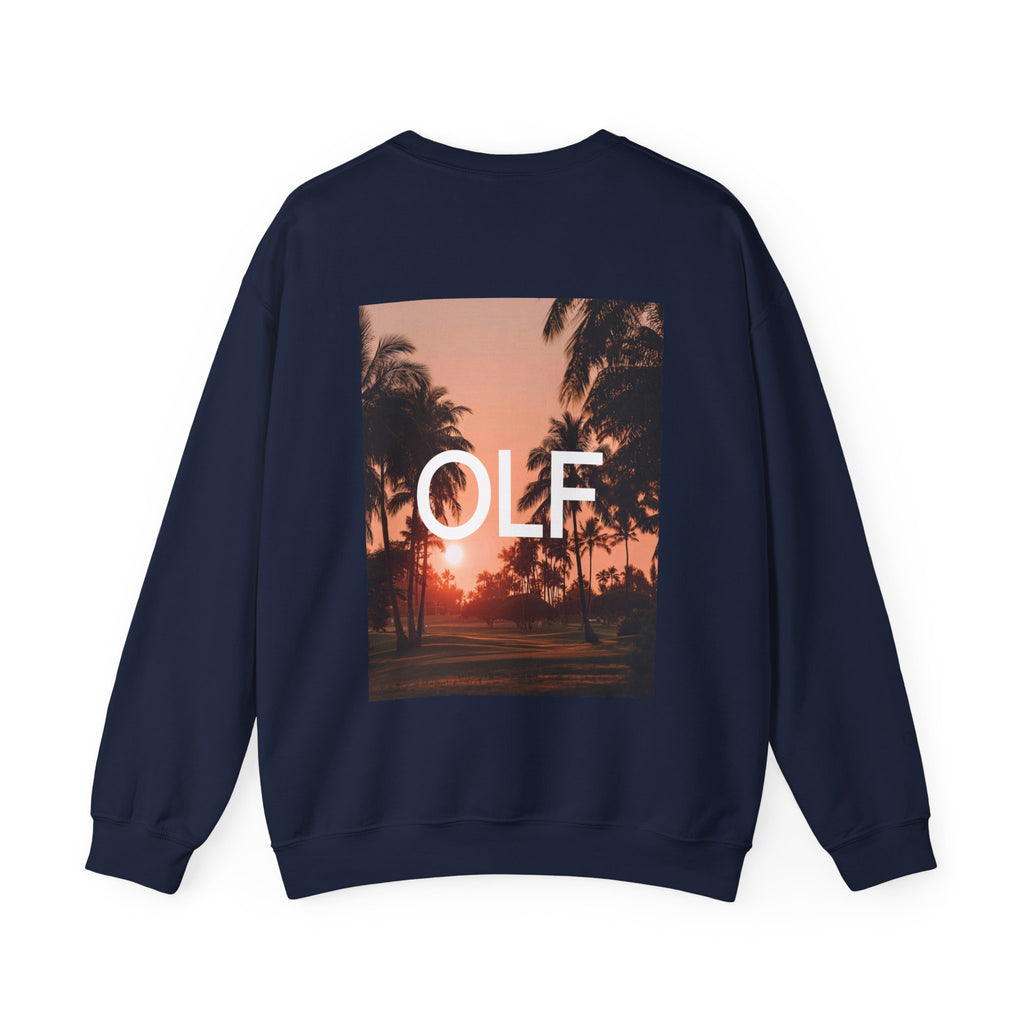OLF Course Sunset Graphic Crewneck Sweatshirt