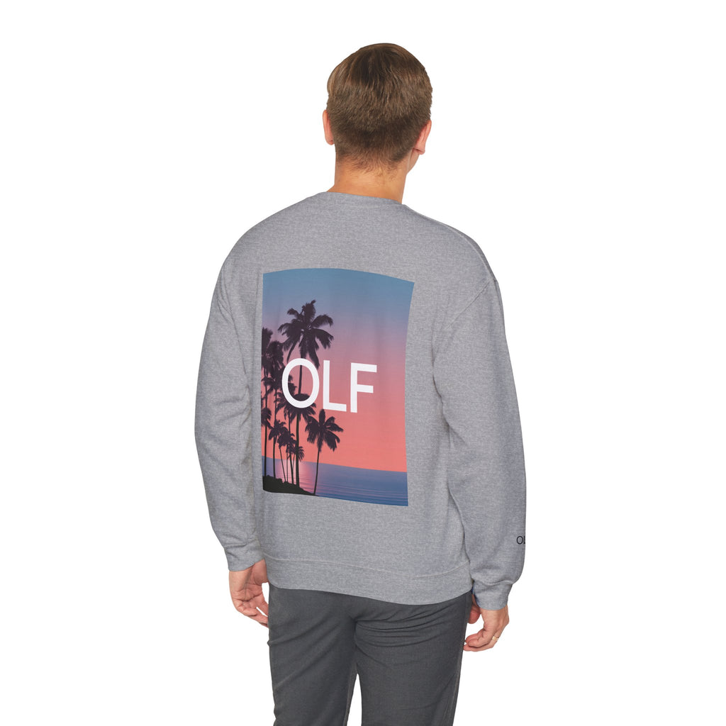 OLF Pink Sunset Crewneck Sweatshirt