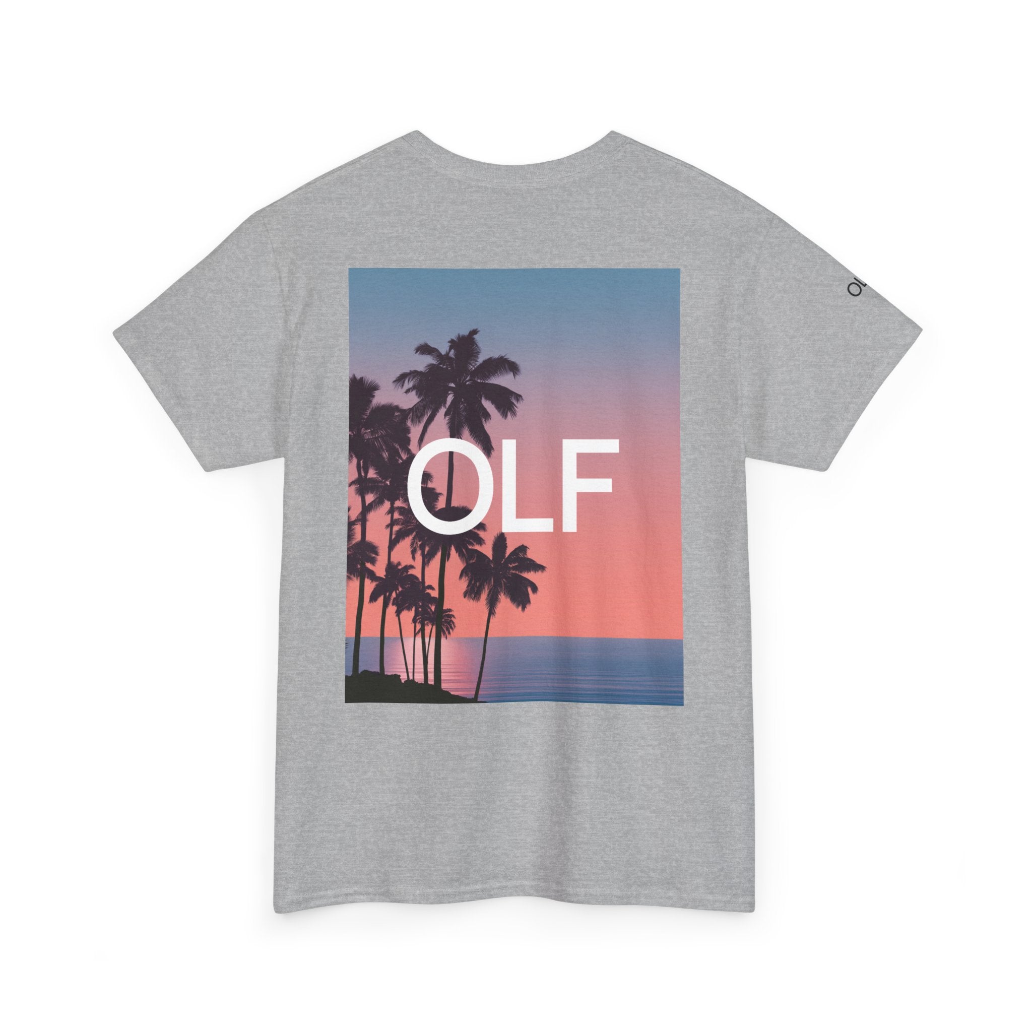 OLF Pink Sunset Graphic Short Sleeve T-shirt