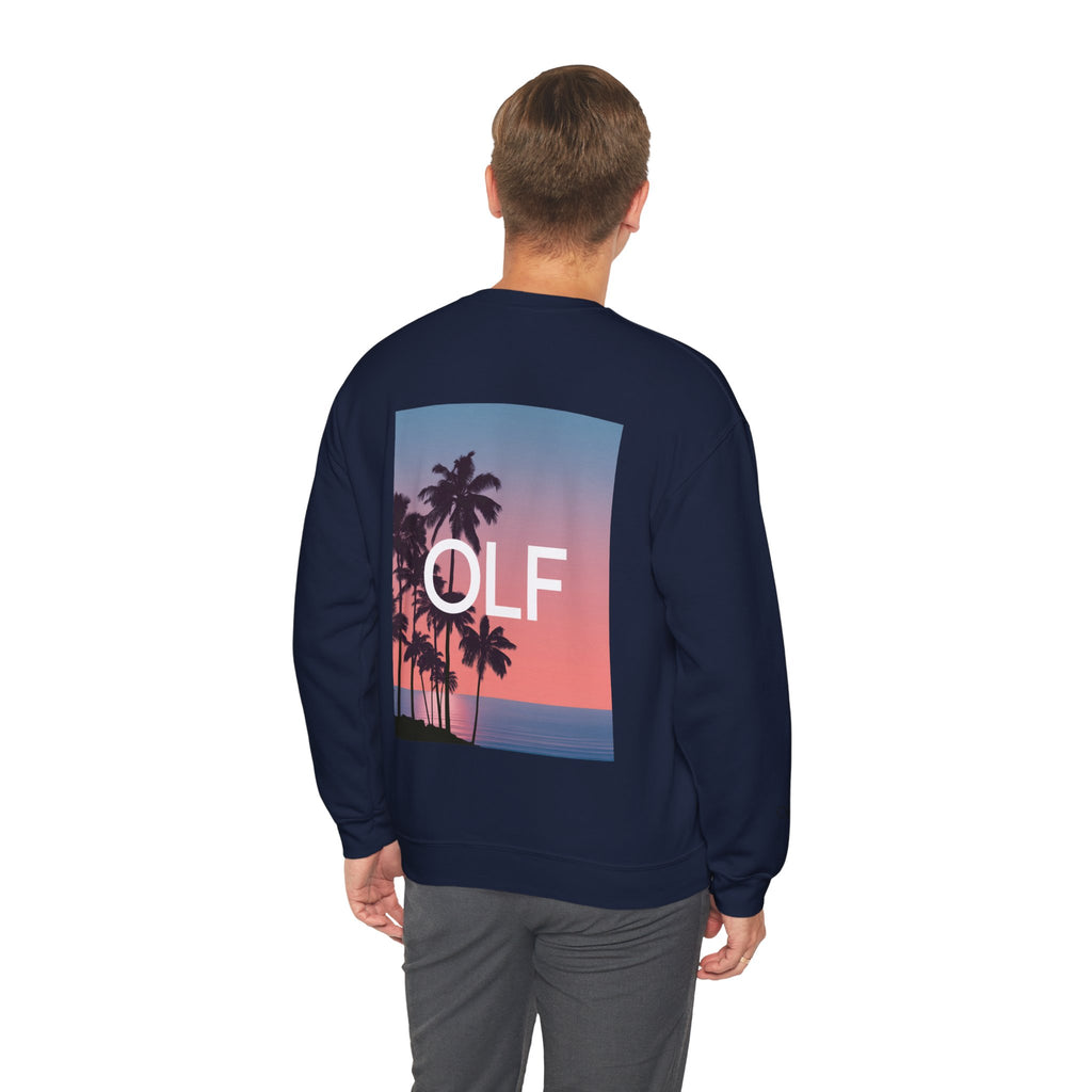 OLF Pink Sunset Crewneck Sweatshirt
