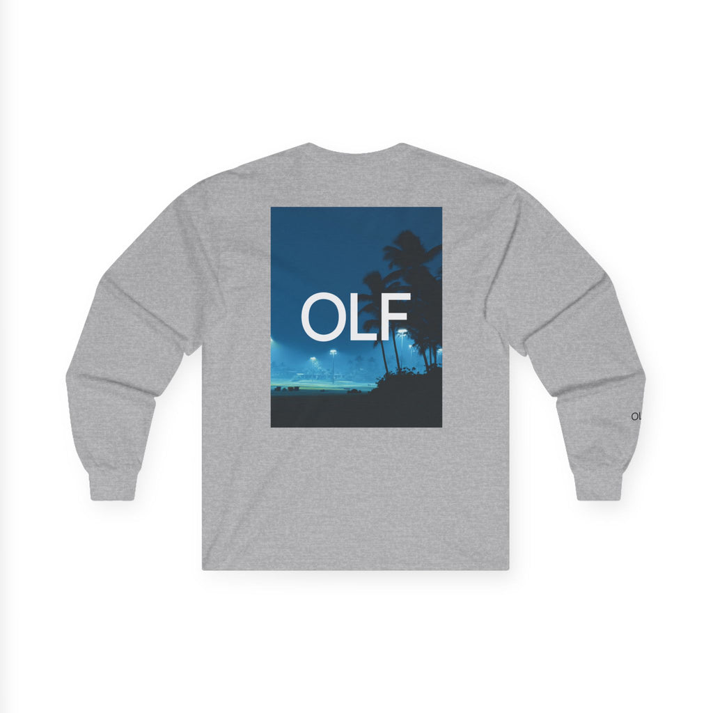 OLF Driving Range Night Graphic Long Sleeve T-Shirt