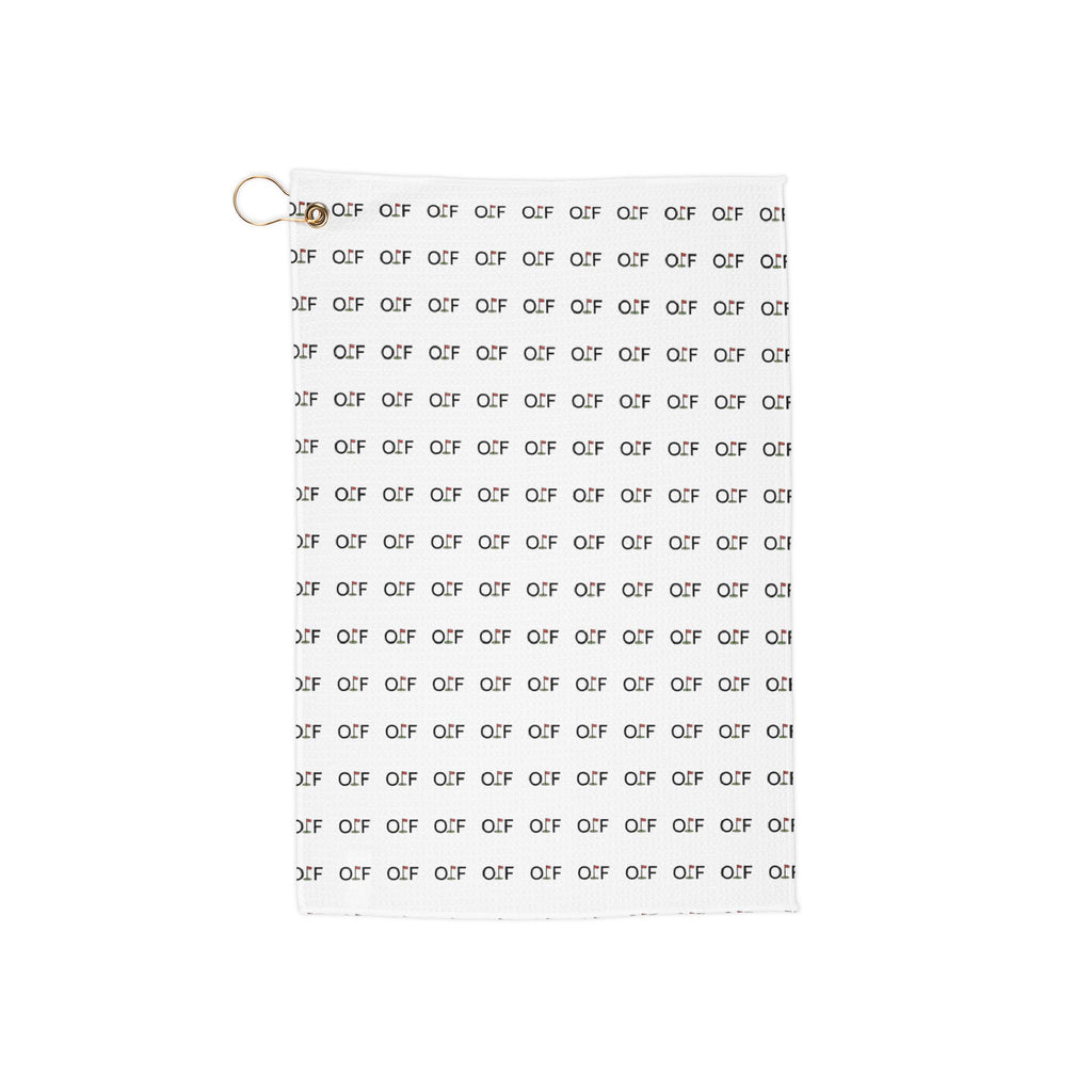 OLF Flag Logo Pattern Golf Towel