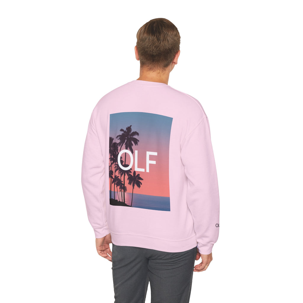 OLF Pink Sunset Crewneck Sweatshirt