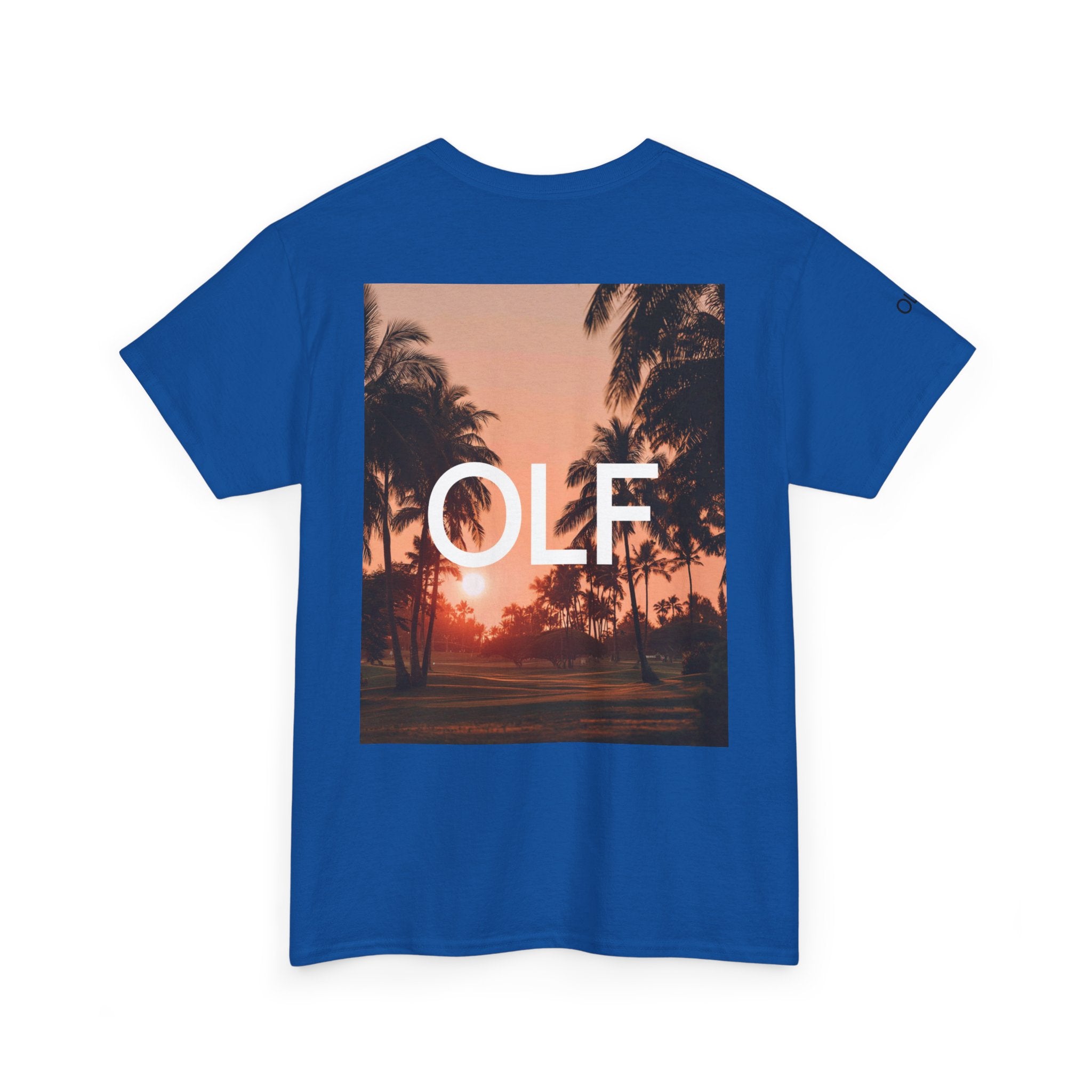 OLF Golf Course Sunset Graphic Short Sleeve T-shirt