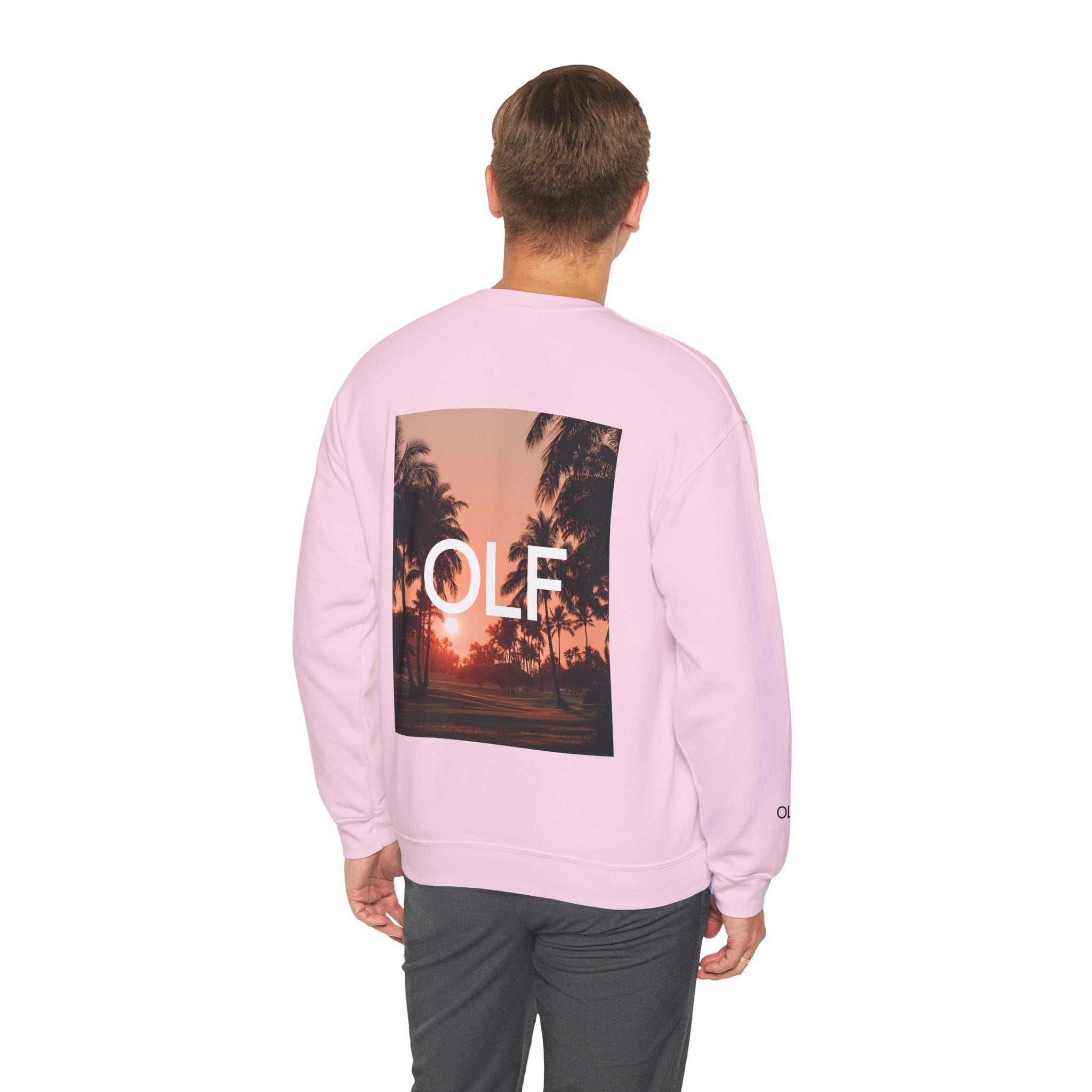 OLF Course Sunset Graphic Crewneck Sweatshirt