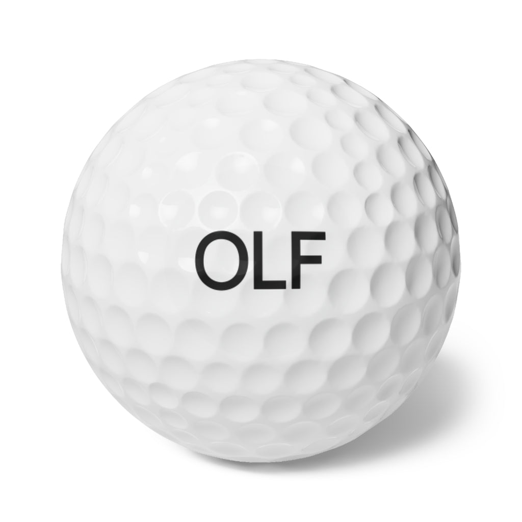 OLF Classic Logo Golf Balls, 6pcs