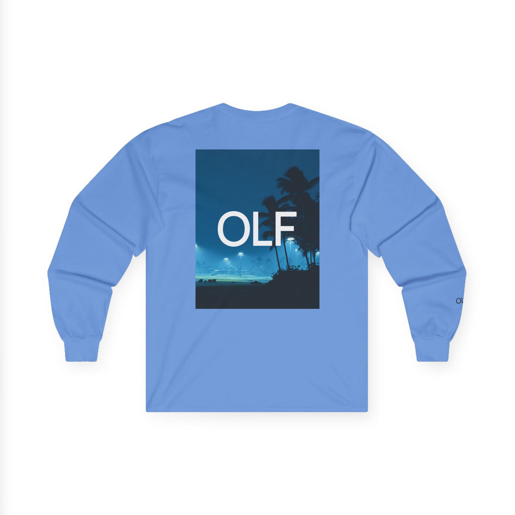 OLF Driving Range Night Graphic Long Sleeve T-Shirt