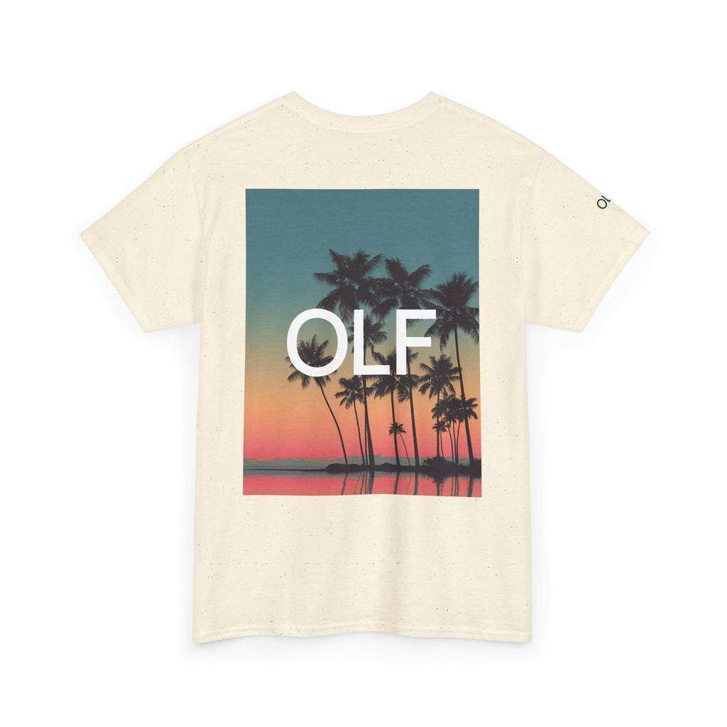 OLF Orange Sunset Graphic Short Sleeve T-shirt