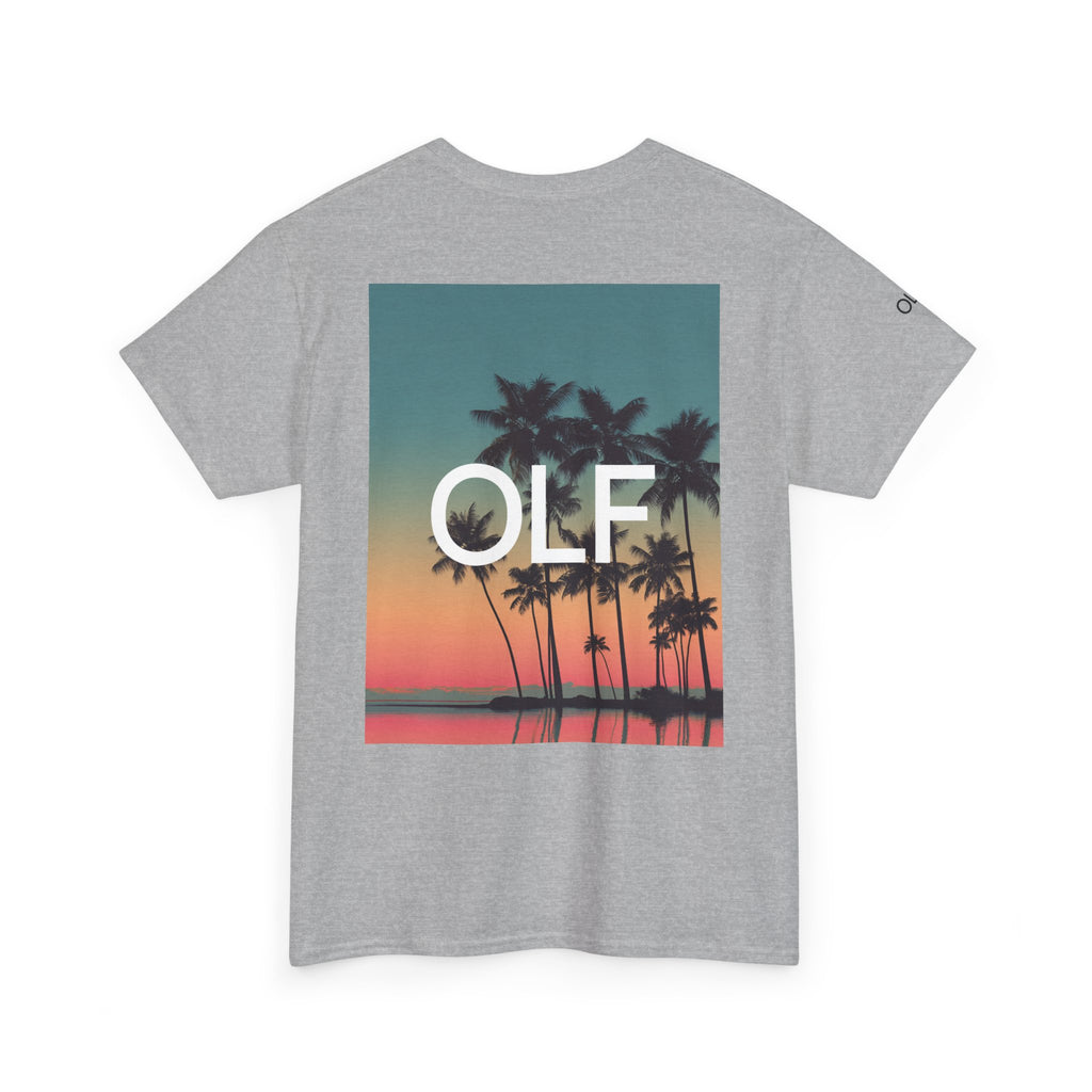 OLF Orange Sunset Graphic Short Sleeve T-shirt