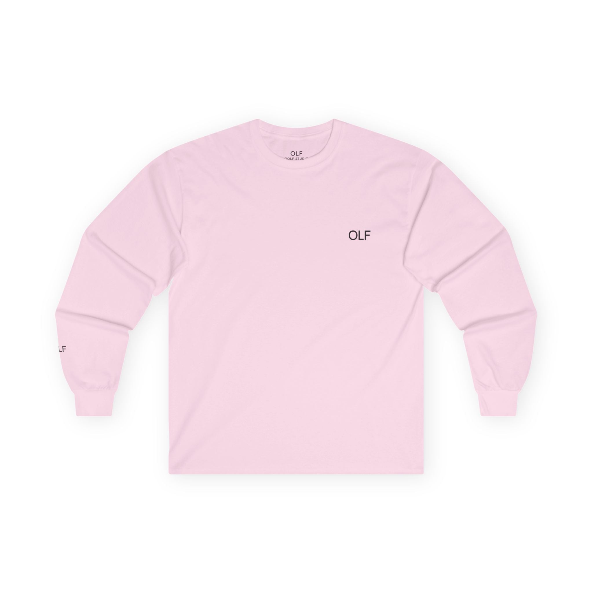 OLF Golf Pink Sunset Graphic Long Sleeve T-Shirt