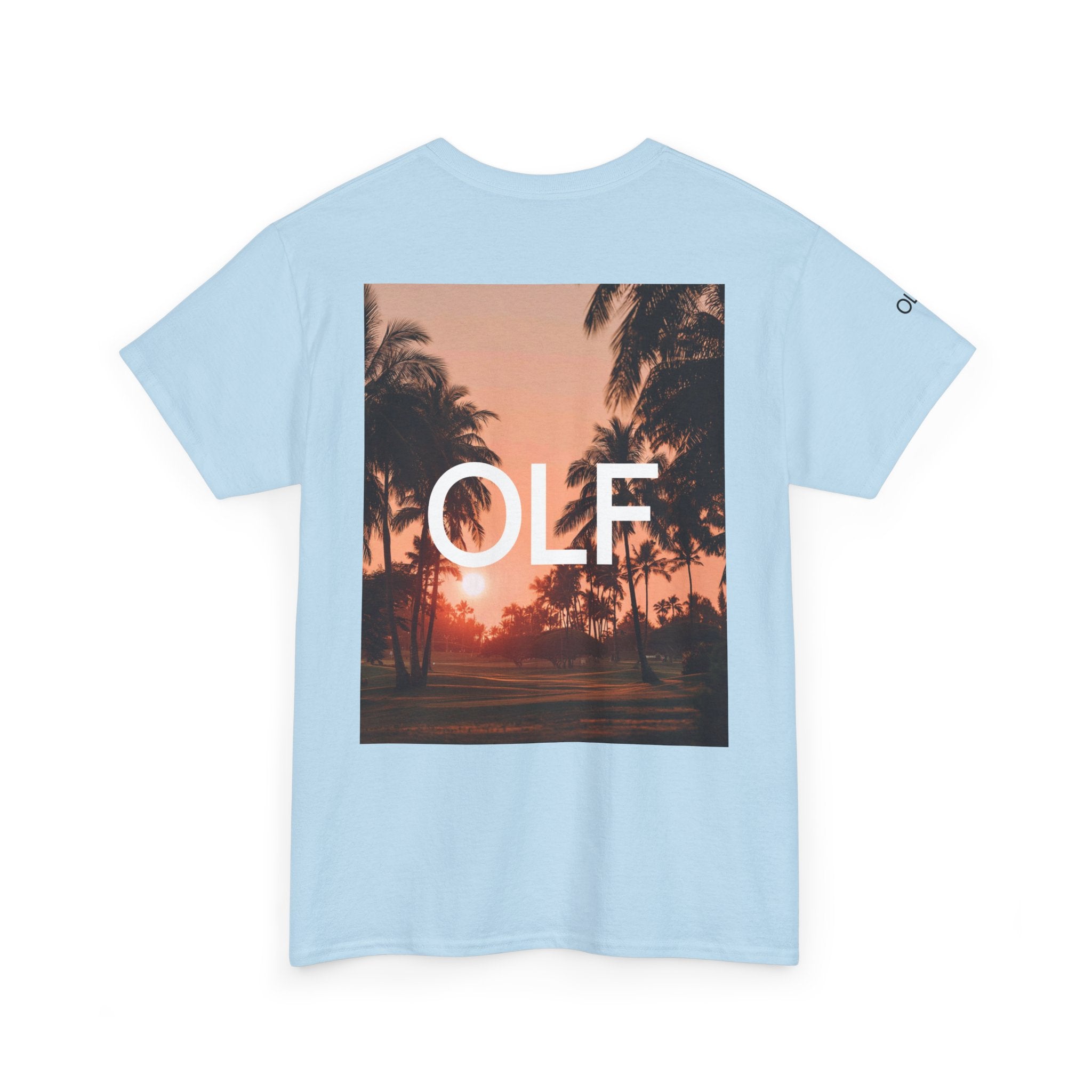 OLF Golf Course Sunset Graphic Short Sleeve T-shirt