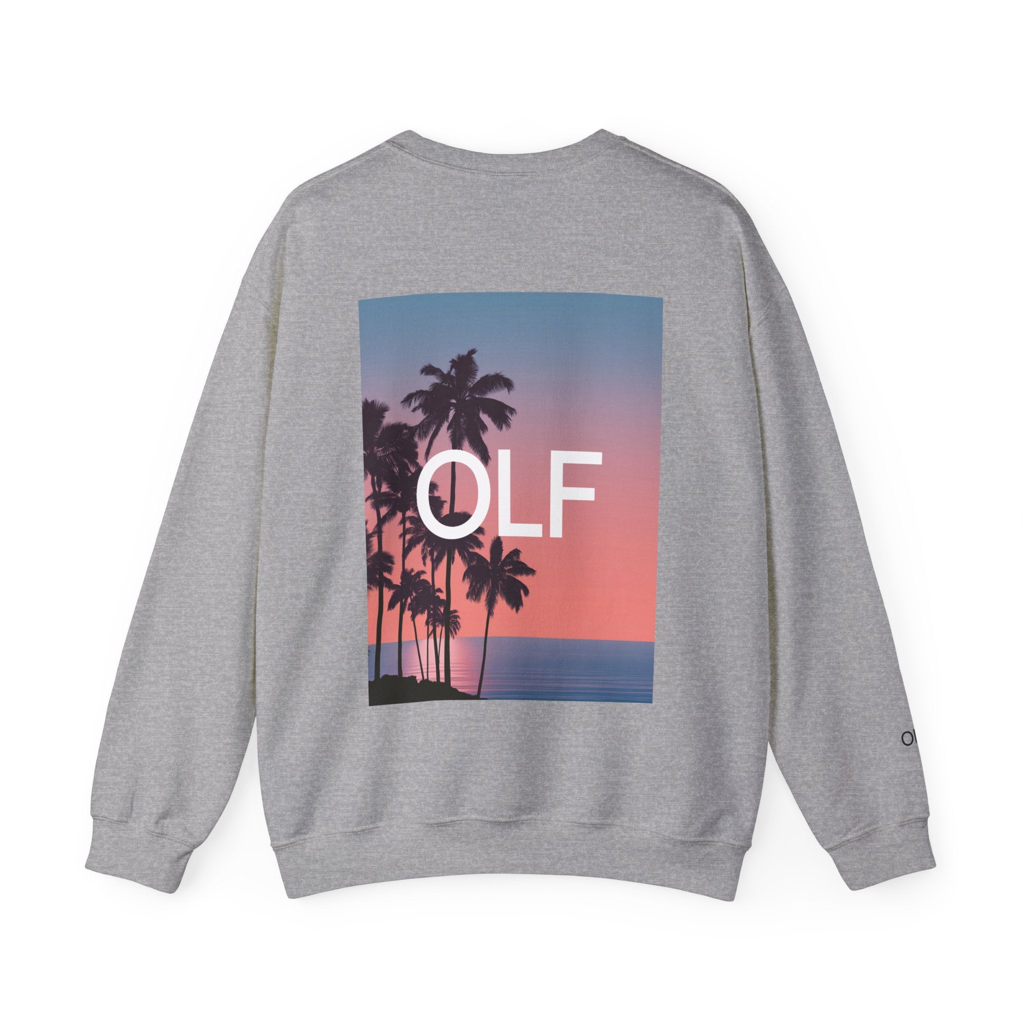 OLF Pink Sunset Crewneck Sweatshirt