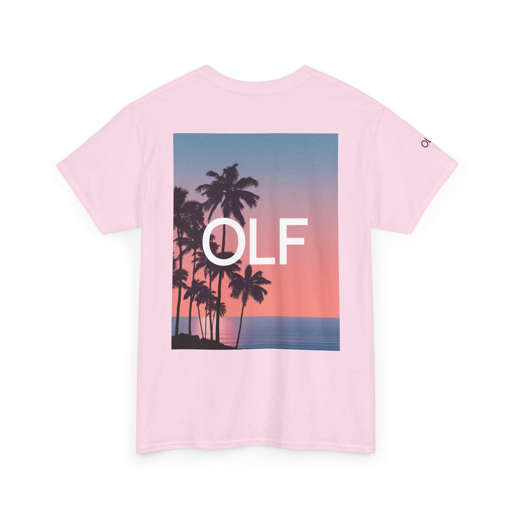 OLF Pink Sunset Graphic Short Sleeve T-shirt