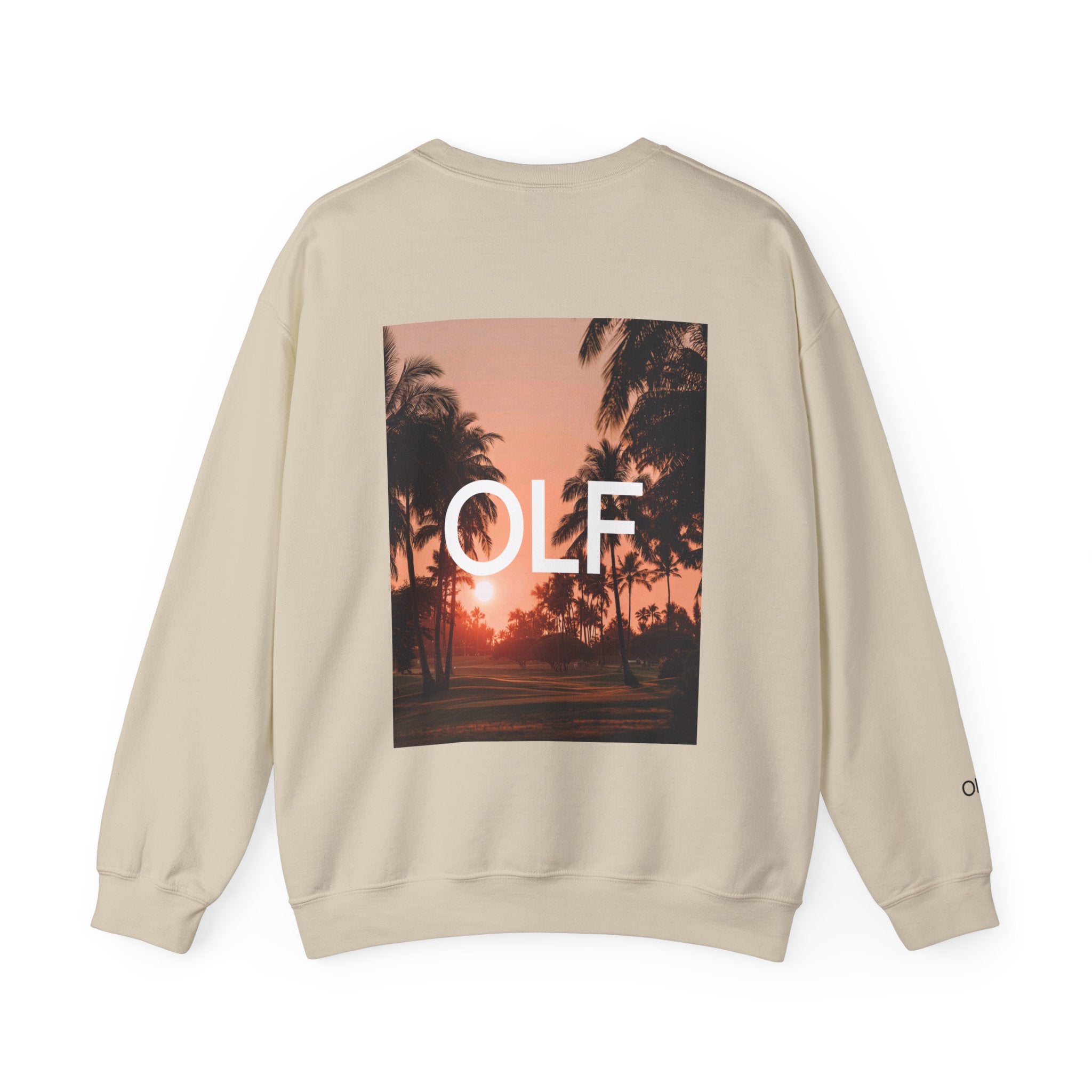 OLF Course Sunset Graphic Crewneck Sweatshirt