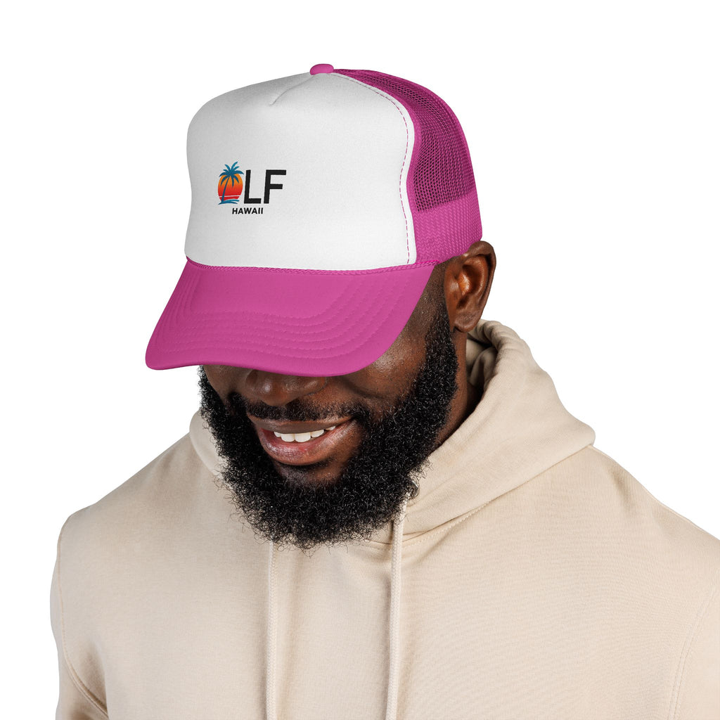 OLF Hawaii Sunset Trucker Mesh Hat