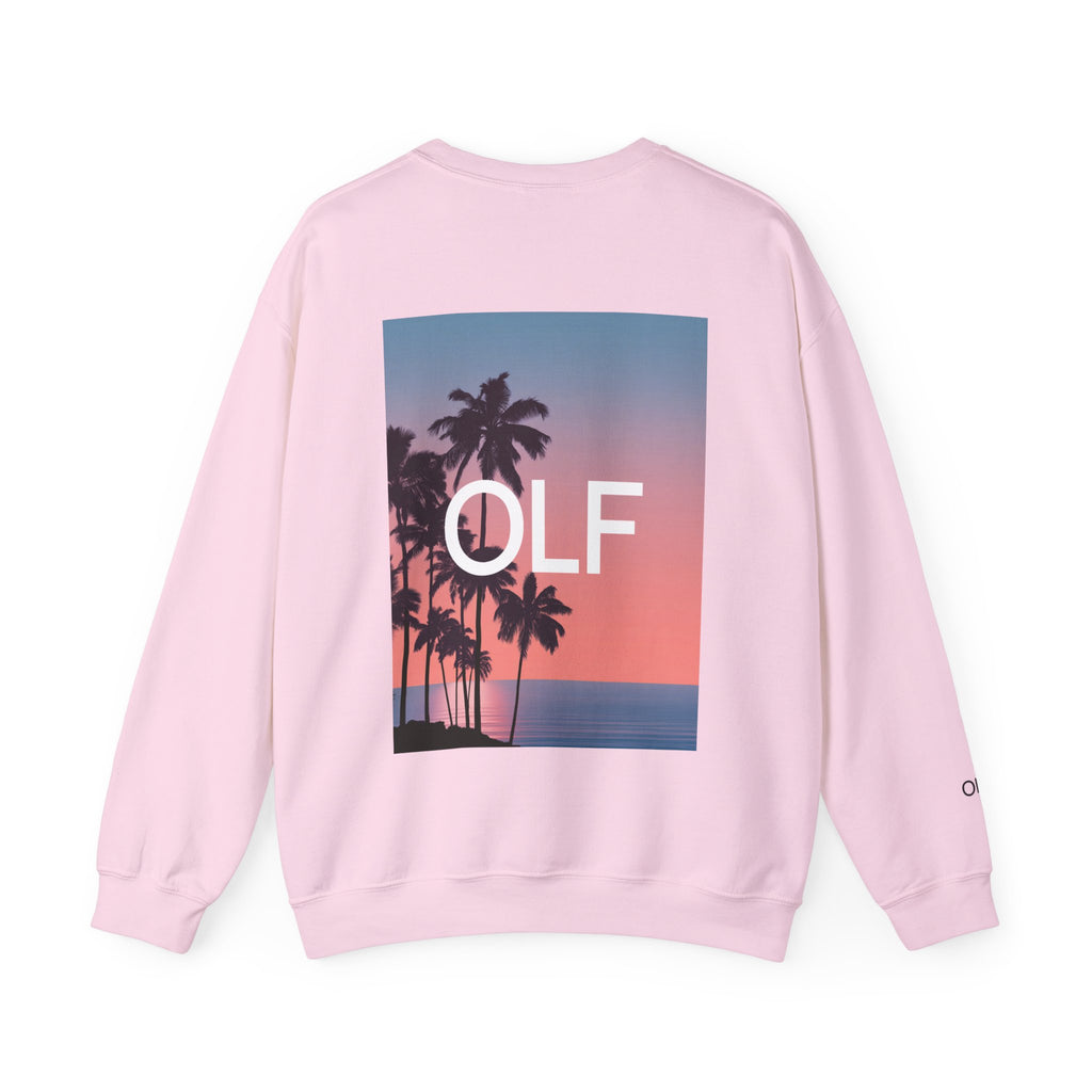 OLF Pink Sunset Crewneck Sweatshirt