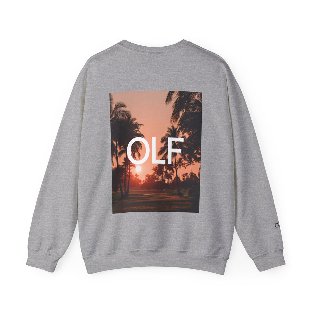 OLF Course Sunset Graphic Crewneck Sweatshirt