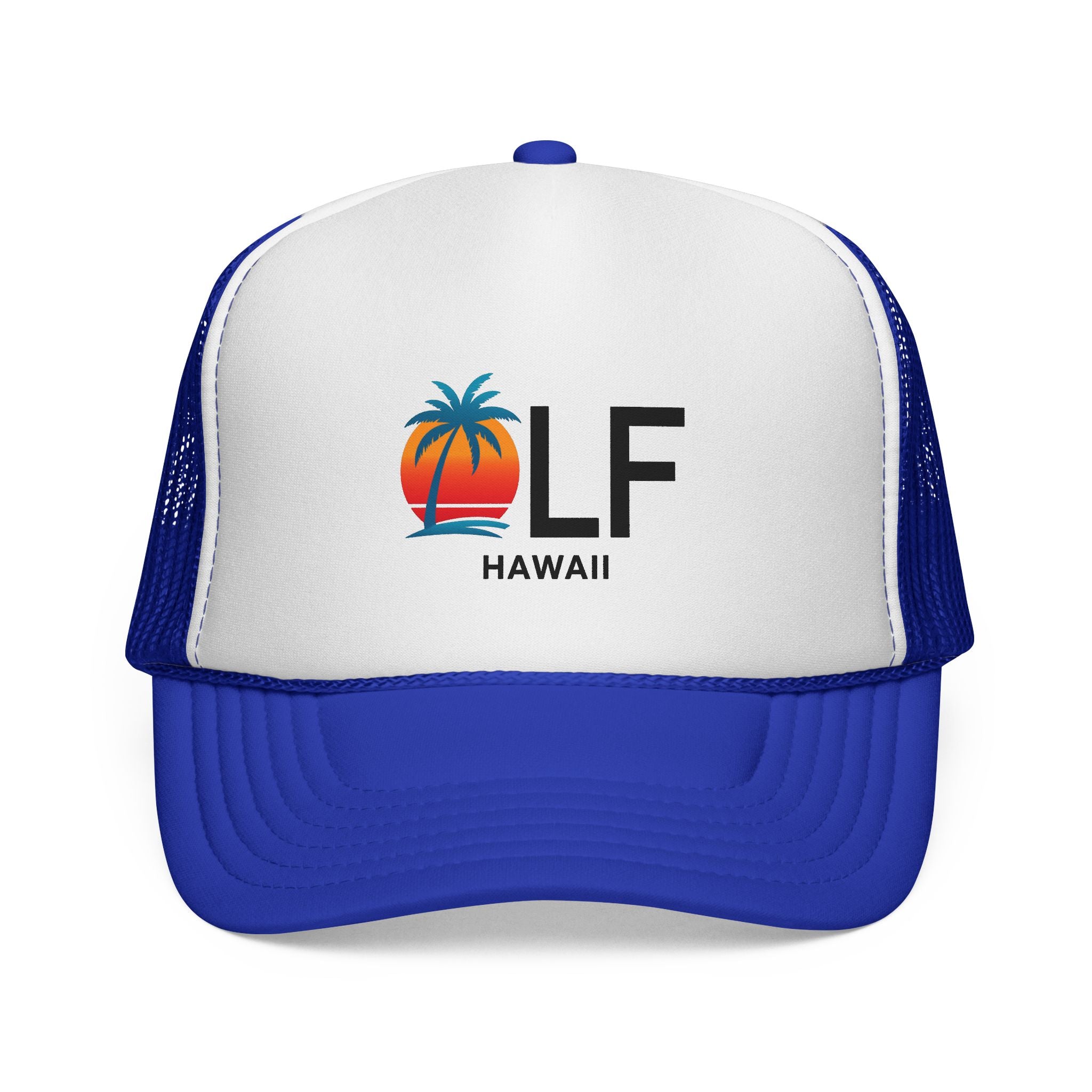 OLF Large Hawaii Sunset Trucker Mesh Hat