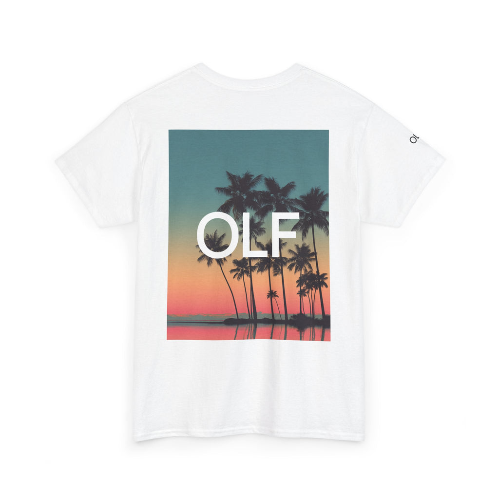 OLF Orange Sunset Graphic Short Sleeve T-shirt