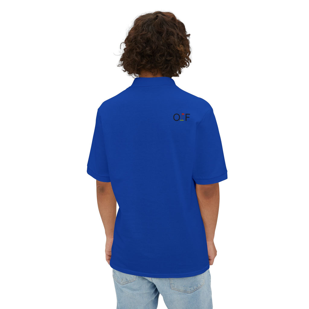 OLF Flag Golf Studio Logo Polo Shirt