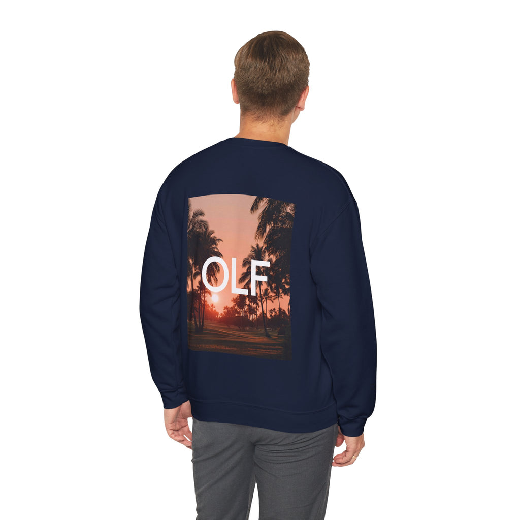 OLF Course Sunset Graphic Crewneck Sweatshirt