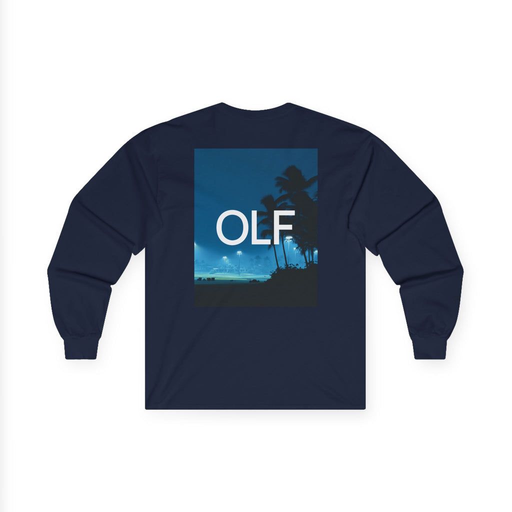 OLF Driving Range Night Graphic Long Sleeve T-Shirt