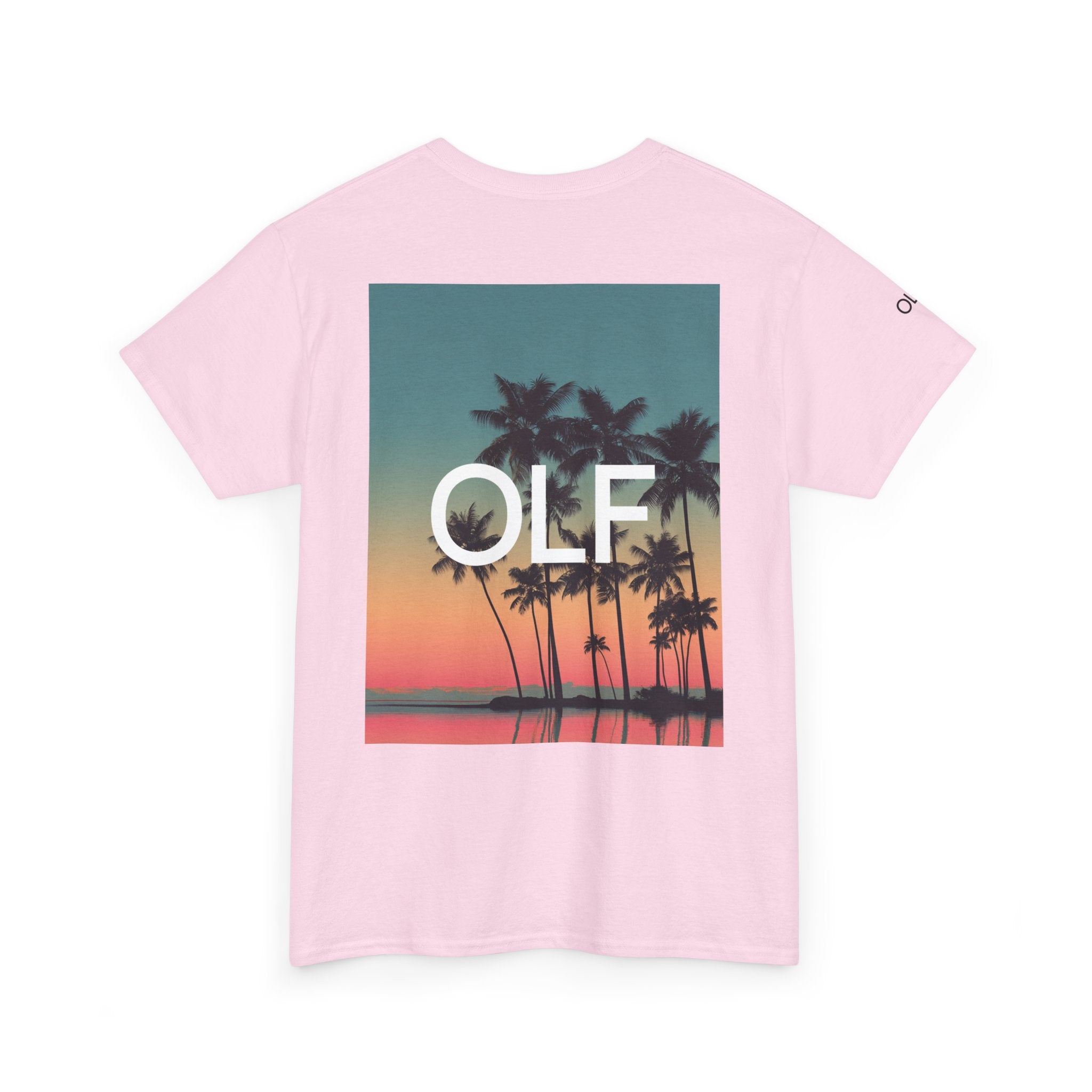 OLF Orange Sunset Graphic Short Sleeve T-shirt