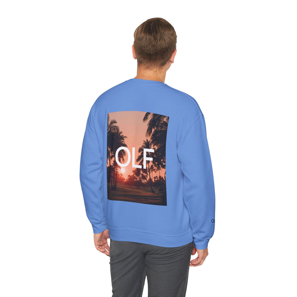 OLF Course Sunset Graphic Crewneck Sweatshirt