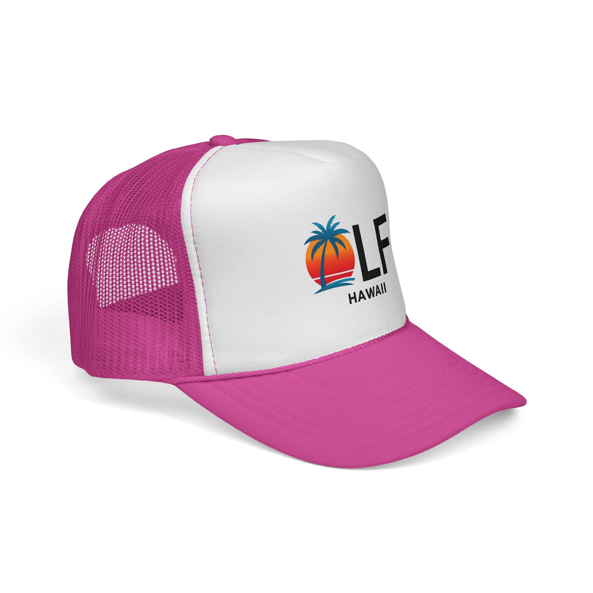 OLF Large Hawaii Sunset Trucker Mesh Hat
