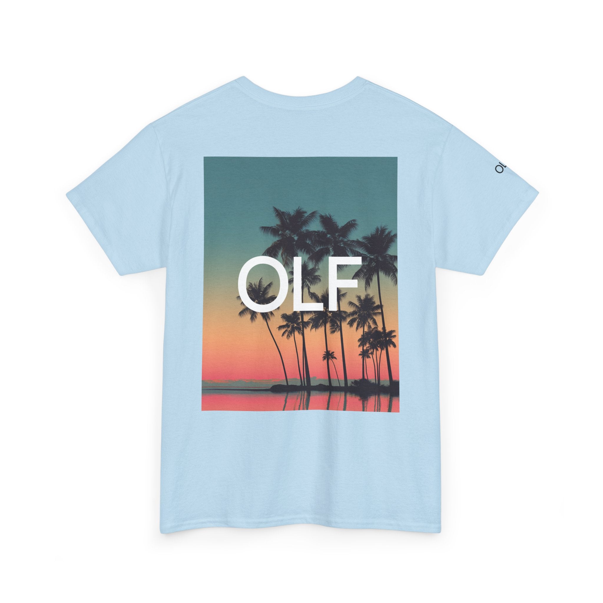 OLF Orange Sunset Graphic Short Sleeve T-shirt