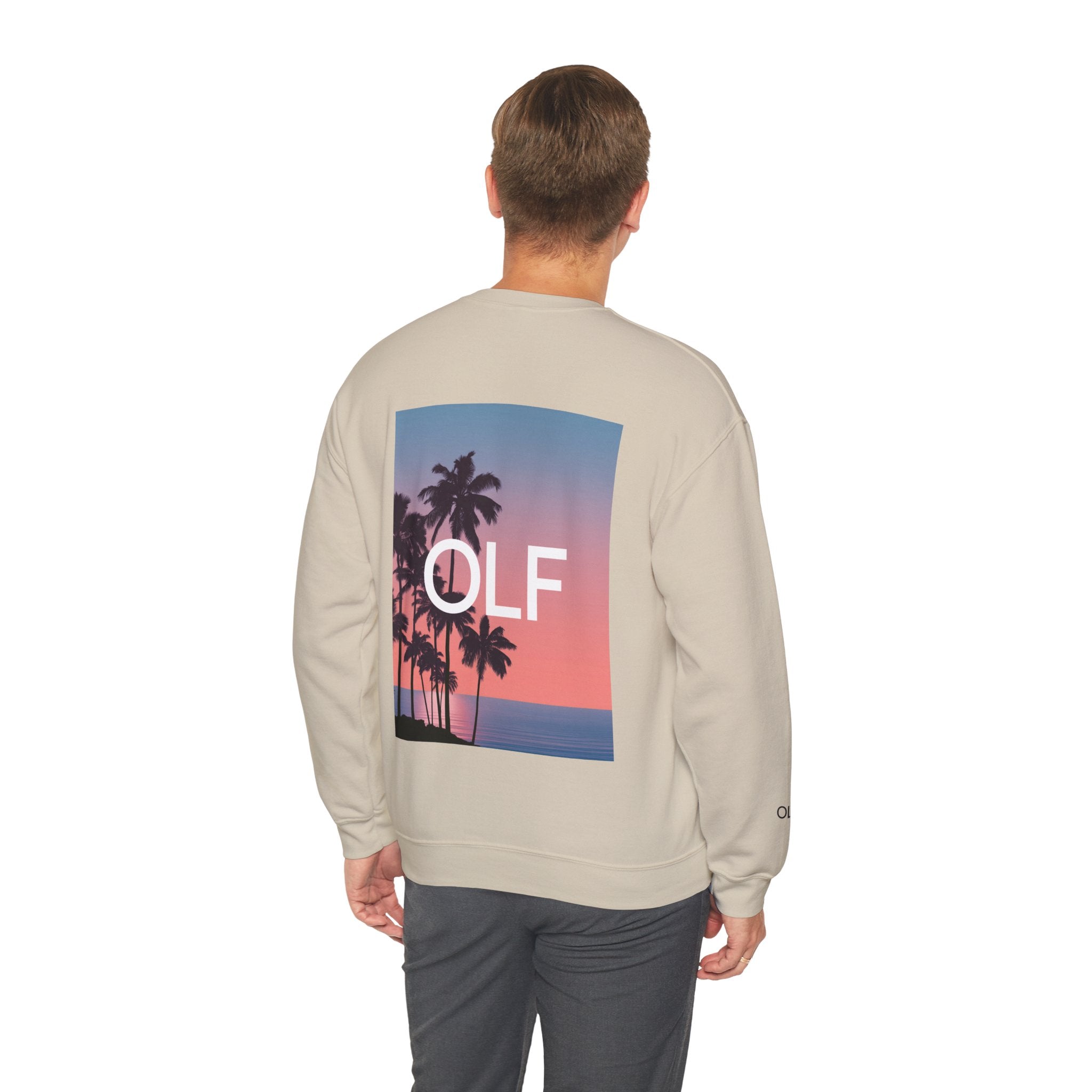 OLF Pink Sunset Crewneck Sweatshirt